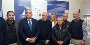 Τα γραφεία της τοπικής ΝΔ επισκέφτηκε ο Φρέντη Μπελέρης 